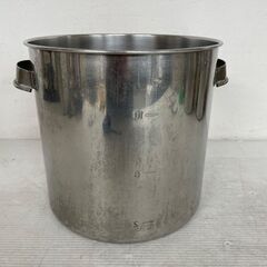 UK ステンレス製 寸胴鍋 業務用 26φ 鍋内径260mm×深さ255mm 厨房 厨房機器 店舗用品 飲食店 厨房用品 ステンレス 鍋 両手鍋 ① Y0776の画像
