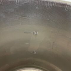 UK ステンレス製 寸胴鍋 業務用 26φ 鍋内径260mm×深さ255mm 厨房 厨房機器 店舗用品 飲食店 厨房用品 ステンレス 鍋 両手鍋 ① Y0776の画像