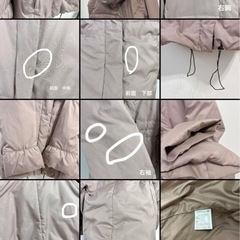 コムサイズム　ダウンジャケット　ミドル丈　の画像