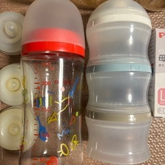 哺乳瓶セット　ミルクストッカー付きの画像
