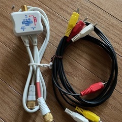 [未使用]分波器ケーブルやLANケーブルなどの画像
