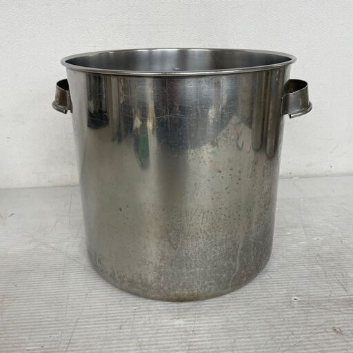 UK ステンレス製 寸胴鍋 業務用 26φ 鍋内径260mm×深さ255mm 厨房 厨房機器 店舗用品 飲食店 厨房用品 ステンレス 鍋 両手鍋 ② Y0777