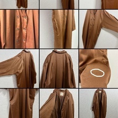 ロングコート　アウター　上着　チェスターコート　春秋冬　　薄めのコートの画像