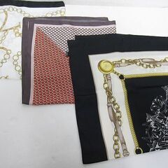 【美品】おしゃれなスカーフ ６枚 セット   大判スカーフも入っ...