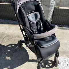 【再々値下げ】Pigeon AB型ベビーカー(グレー)レインカバー付