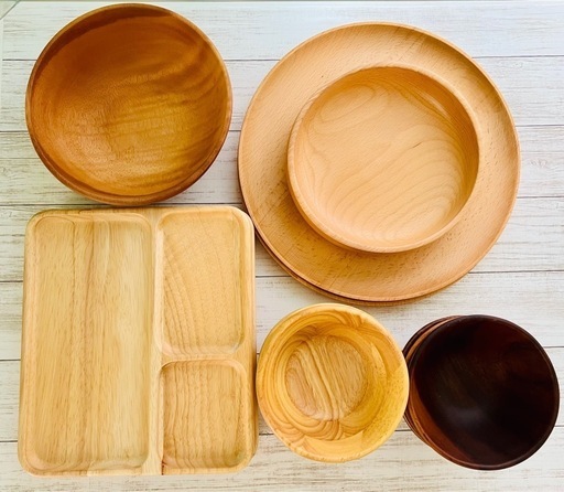木製 お皿 トレー 器 15点セット 美品