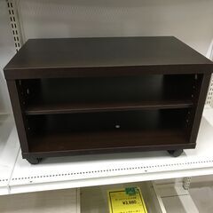 TV台 木目調/茶 W(幅)60.0cm×D(奥行き)36.0c...