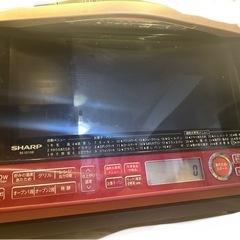 シャープ 過熱水蒸気オーブンレンジ 2段調理 31L レッド RE-SS10B-Rの画像