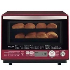 シャープ 過熱水蒸気オーブンレンジ 2段調理 31L レッド R...