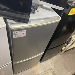 今週末限定50％OFF！Panasonic　2ドア冷蔵庫　2009年　NR－B141W－S　一か月保証付き　【リサイクルショップ道楽屋】の画像