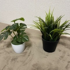 【超美品】花瓶　観葉植物　フェイクフラワー　フラワーベースの画像