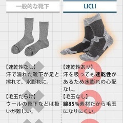 人気商品‼️【新品】【ラスト1点】最終値下げ‼️スキー　スノボ　登山　靴下　くつ下　の画像