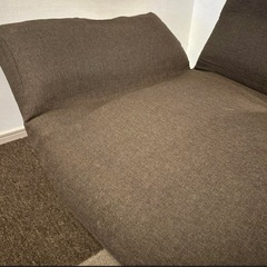 B COMPANY ビーカンパニー　カウチソファ　ブラウンの画像