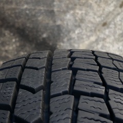 値下No.117スタットレスタイヤ155/65/13 4H PCD100 アルミ付4本セットの画像