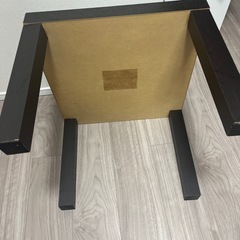 ミニテーブル 黒 ローテーブル　ブラックの画像