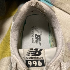 女性用スニーカー new balance 996 サイズ24.5cm ニューバランス レディーススニーカー の画像