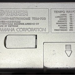 YAMAHA TUNER-METRONOME TDM-700 動作品の画像