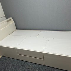 【美品】ニトリ シングルベッドフレーム アザン3深型の画像