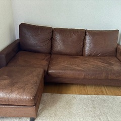  L ソファ sofa ファブリー3カウチソファ BR SP