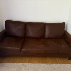  L ソファ sofa ファブリー3カウチソファ BR SPの画像