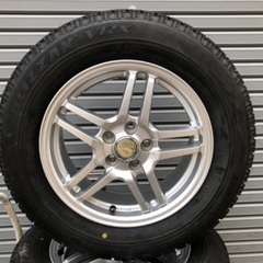 No.122スタットレスタイヤ195/65/15 5H PCD1...