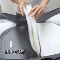 ベビーベッド　折りたたみ式　ベビーベット　折り畳み式の画像