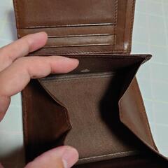 genten 2つ折り革財布 レディースの画像