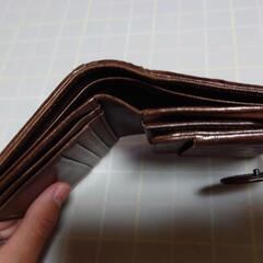 genten 2つ折り革財布 レディースの画像