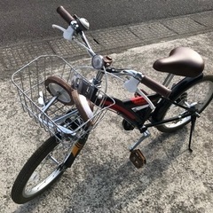 18インチ自転車、補助輪付属の画像