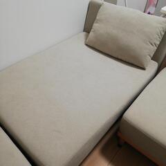1/30までの引き取り限定　1人掛けカウチソファの画像