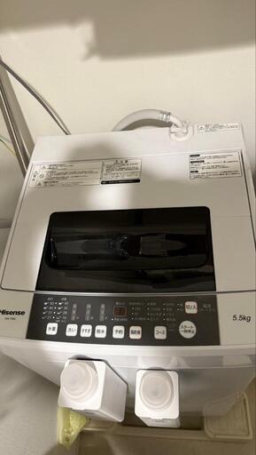 値下げ)ハイセンス洗濯機HW-T55C