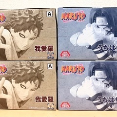 ナルト　我愛羅 & サスケ　フィギュア4体セットの画像