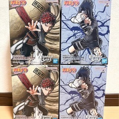 ナルト　我愛羅 & サスケ　フィギュア4体セット