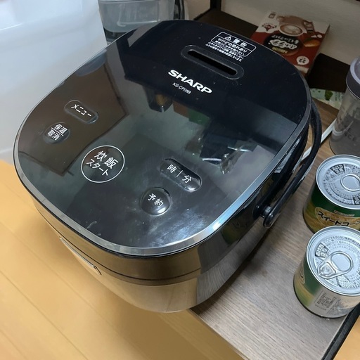 シャープ 炊飯器 3合  マイコン ブラック KSCF05BB KS-CF05B-B