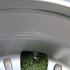 トヨタ アクアのホイールに！ブリヂストン バルミナ ホイール 15インチ5.5J インセット45mm  PCD : 100Φ 4穴 中古ホイール4本セットの画像
