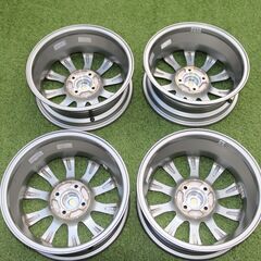 トヨタ アクアのホイールに！ブリヂストン バルミナ ホイール 15インチ5.5J インセット45mm  PCD : 100Φ 4穴 中古ホイール4本セットの画像