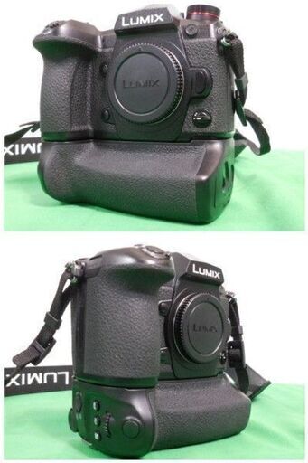 Panasonic LUMIX G9 PRO K ボディ（ブラック） ボディ+バッテリーグリップ+トリプルⅤ型ブラケット　動作良好