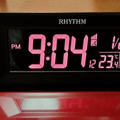 リズム時計　電波置時計