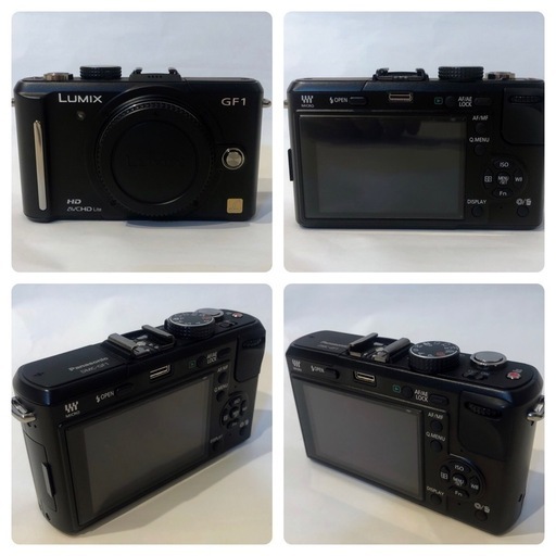 美品Panasonic LUMIX GF1 ミラーレスカメラ&レンズ2個セット