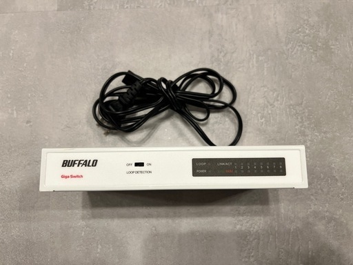 LAN ハブ バッファロー 8ポート