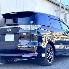 後期型アエラスハイブリッド4WD黒 本車検満タン渡し！A-STOP 両側パワスラ クルコン トラコン AFS フルセグ フリップダウン 全方向カメラの画像