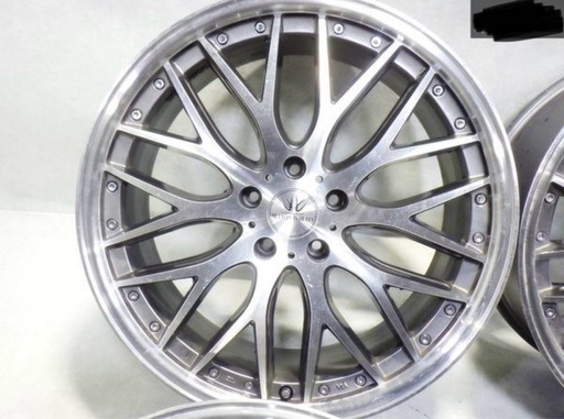 大口径】ロクサーニ マルチフォルケッタ 20in 8J +45 PCD114.3 4本