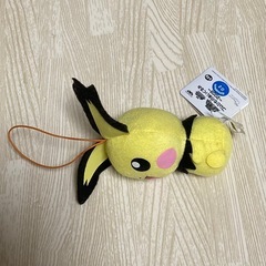 【新品・タグ付き】ポケットモンスター ★ ピチュー　ゴムひも付ぬいぐるみ　人気の画像