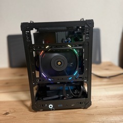 自作ゲーミングPC JONSBO C6 Ryzen5 5500 RX6600 の画像