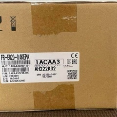 三菱電機　インバーター FR-E820-0.4KEPA