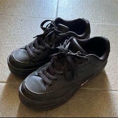 値下げ！FILA 厚底スニーカー 黒　24センチ