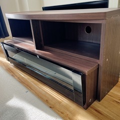 【値下げします！】テレビボード　ブラウンの画像