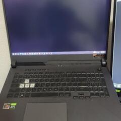asus rog strix 17インチ 5900hx 3060 ノートパソコンの画像