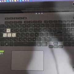 asus rog strix 17インチ 5900hx 3060 ノートパソコンの画像