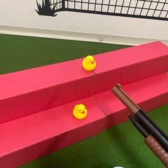 【決まりました】射的銃&弾&雛壇セット　すぐに遊べる！ 　コルク銃　縁日射的　ディスプレイラックの画像